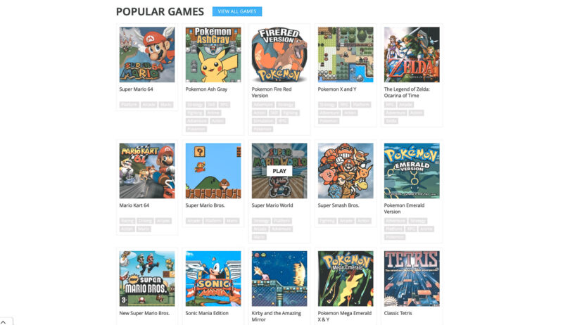 retro games
