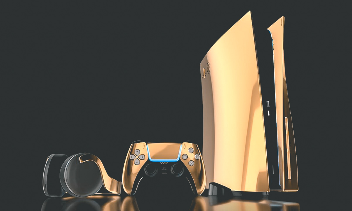 24K gold-plated PS5