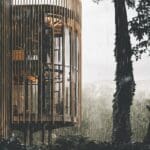 unieke boomhut, Unieke boomhut met panoramisch uitzicht in Kaapstad