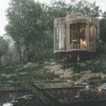 unieke boomhut, Unieke boomhut met panoramisch uitzicht in Kaapstad