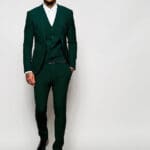 Asos green suit 2