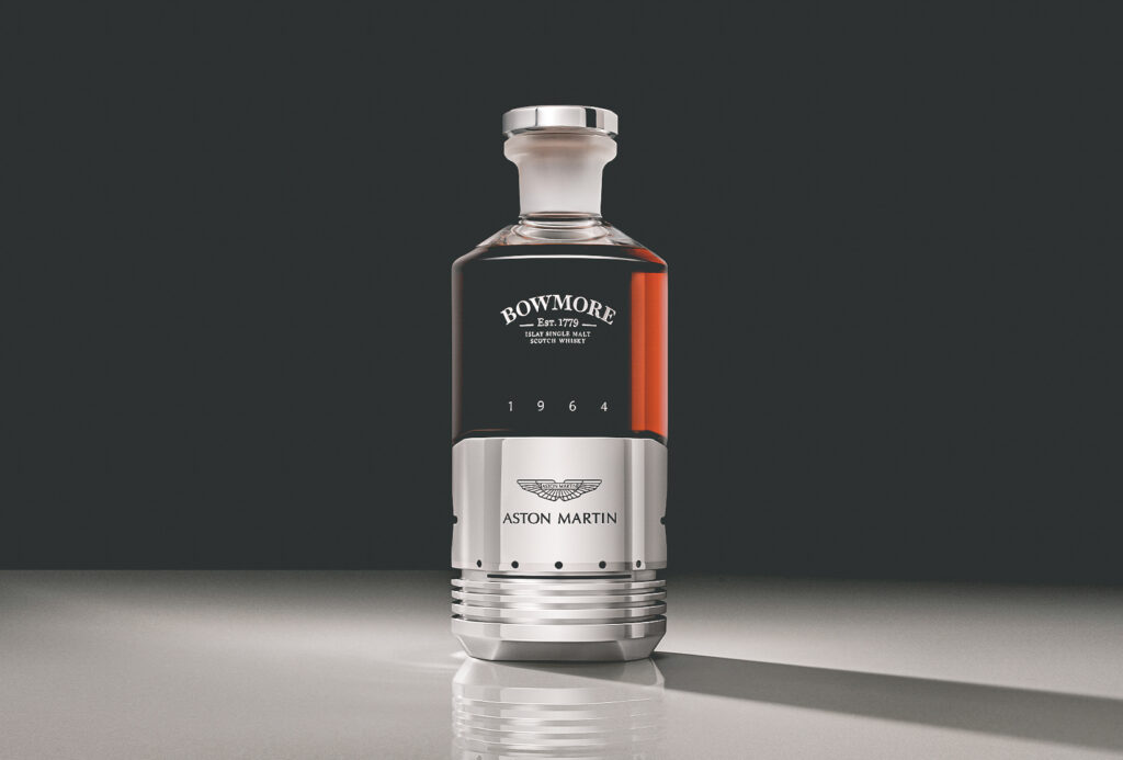 Aston Martin-whisky: de Black Bowmore DB5 1964 Single
