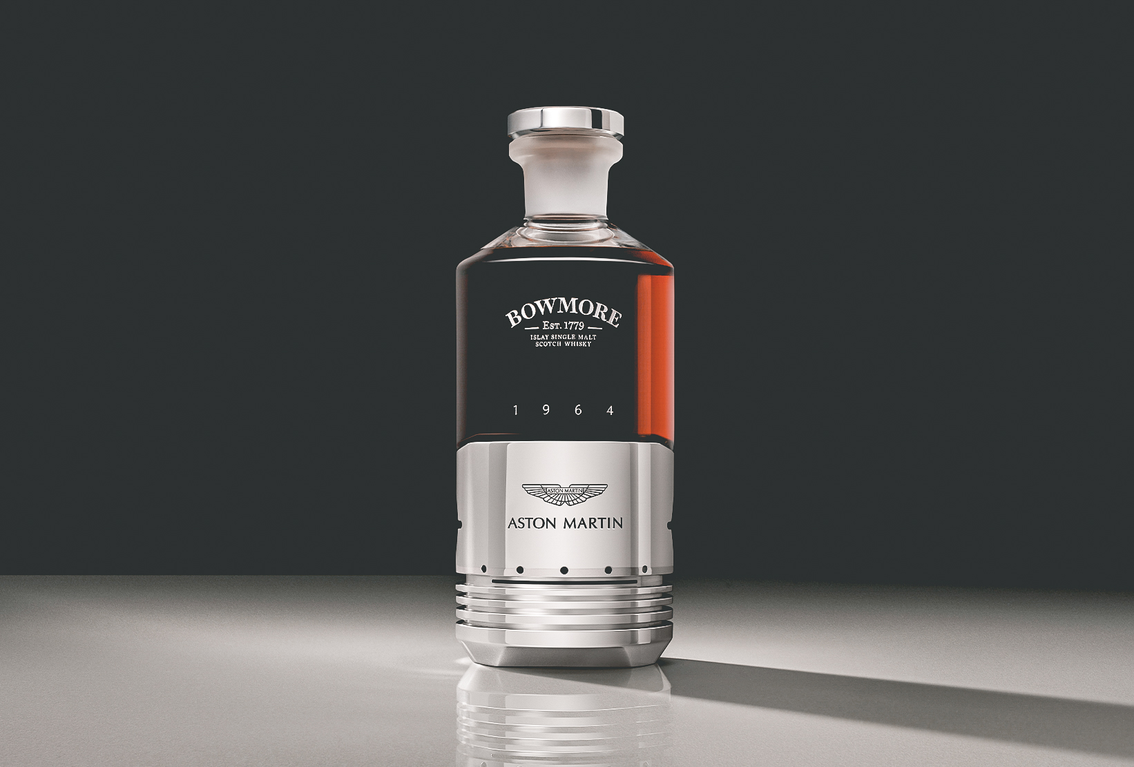 Aston Martin-whisky: de Black Bowmore DB5 1964 Single