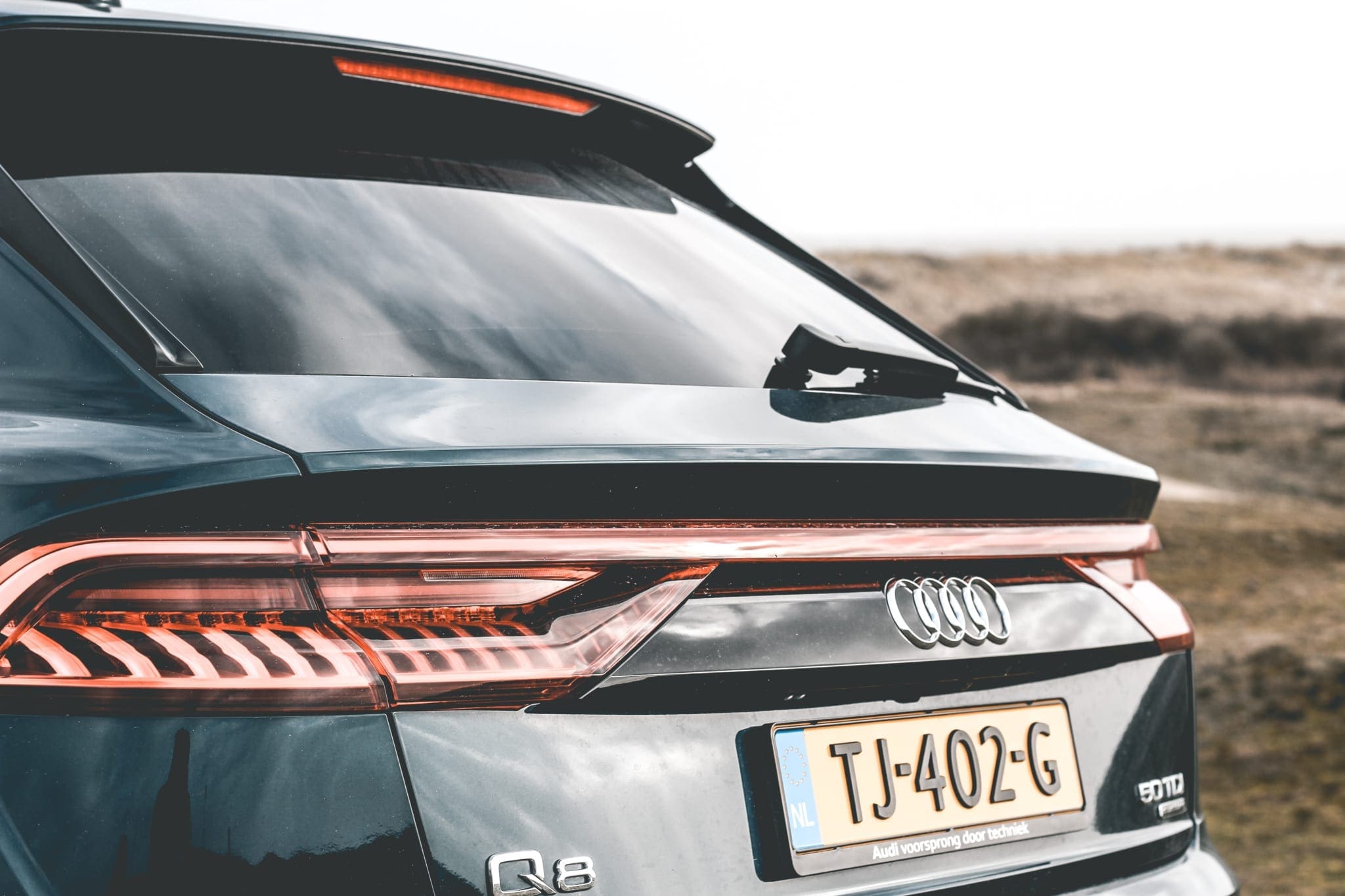 Off road op Texel met de Audi Q8