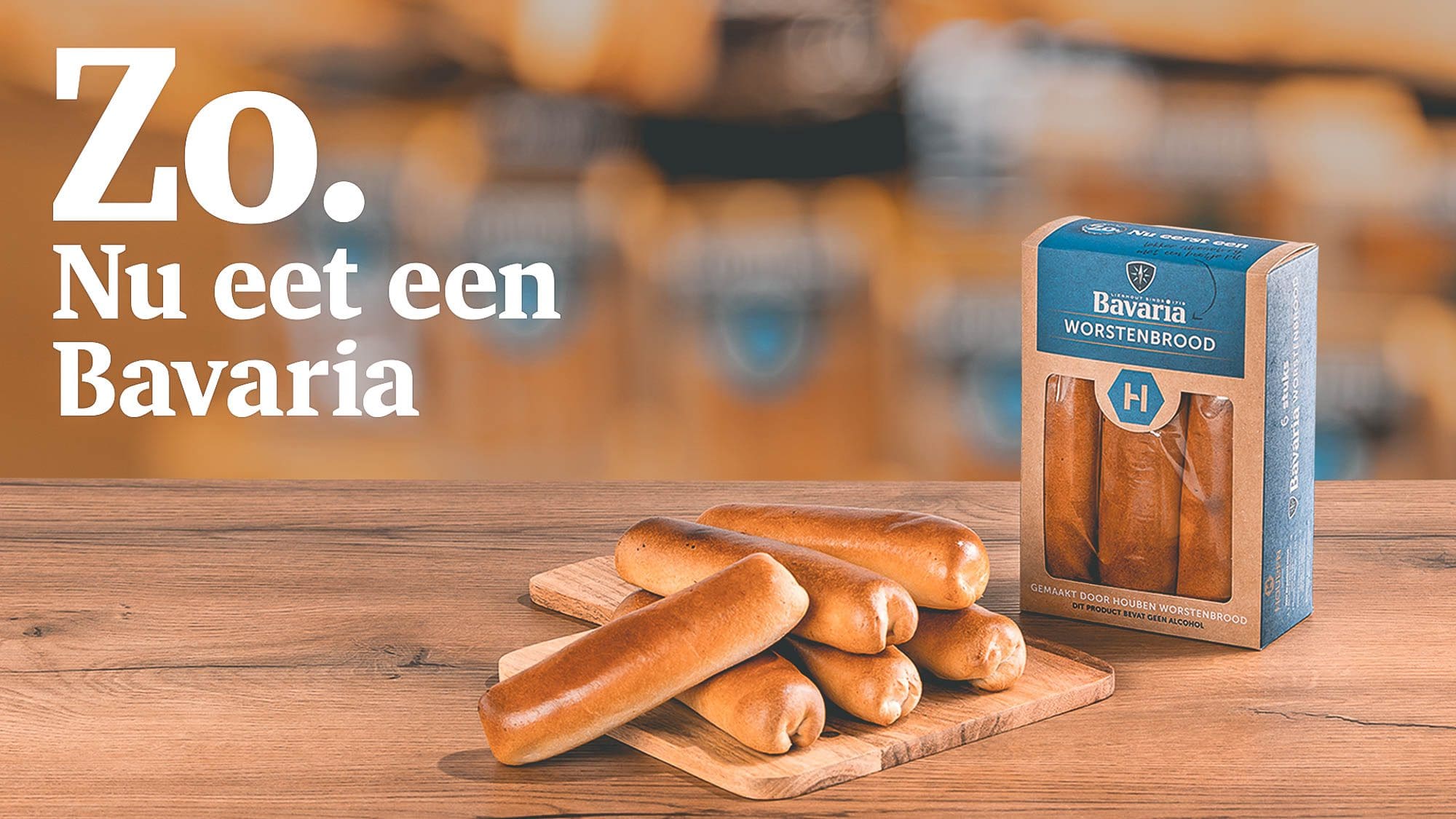 , Beste sixpack ooit: Bavaria-worstenbrood met bier
