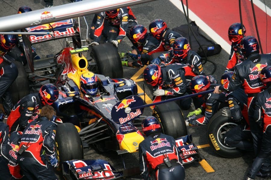 Red Bull pitstop 1