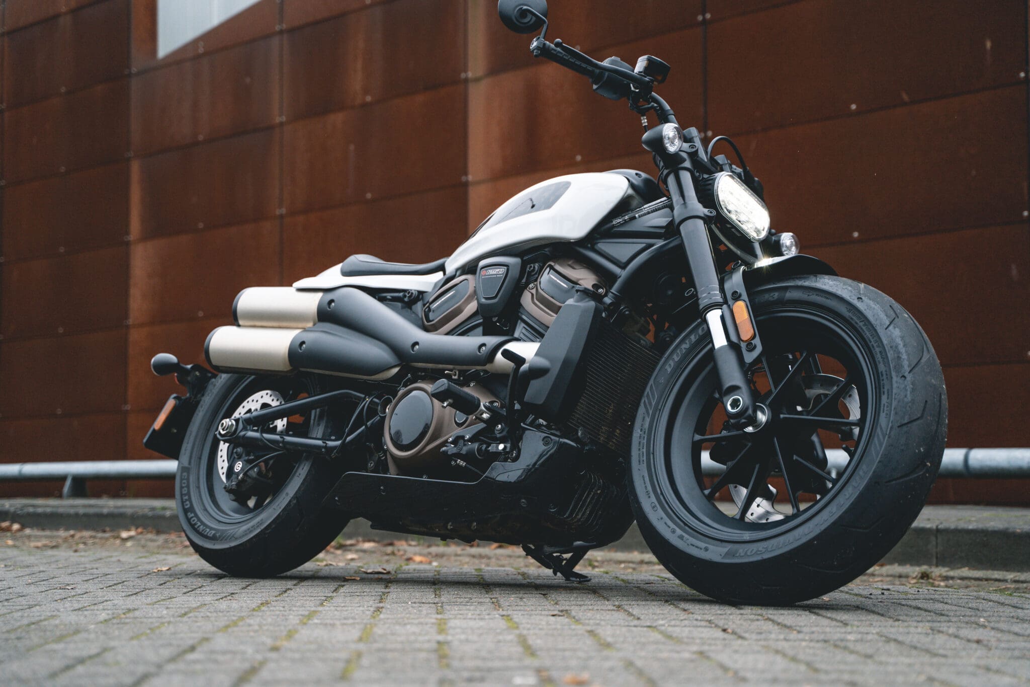 Vlammen op de nieuwe Harley-Davidson Sportster S