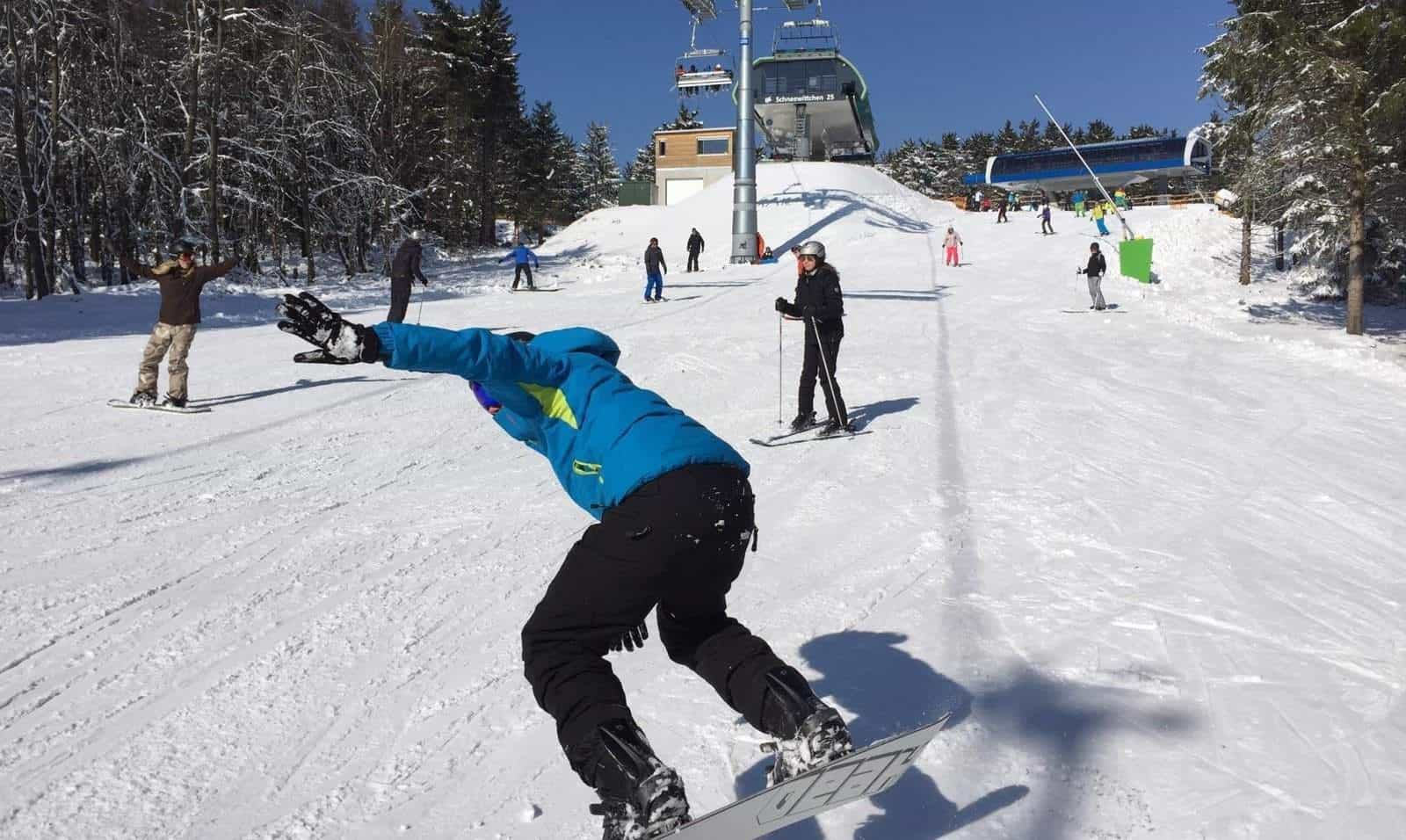 Genepi - snowboarden