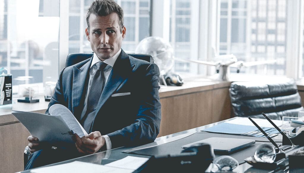 Interieurlessen van eindbazen Harvey Specter en Don Draper