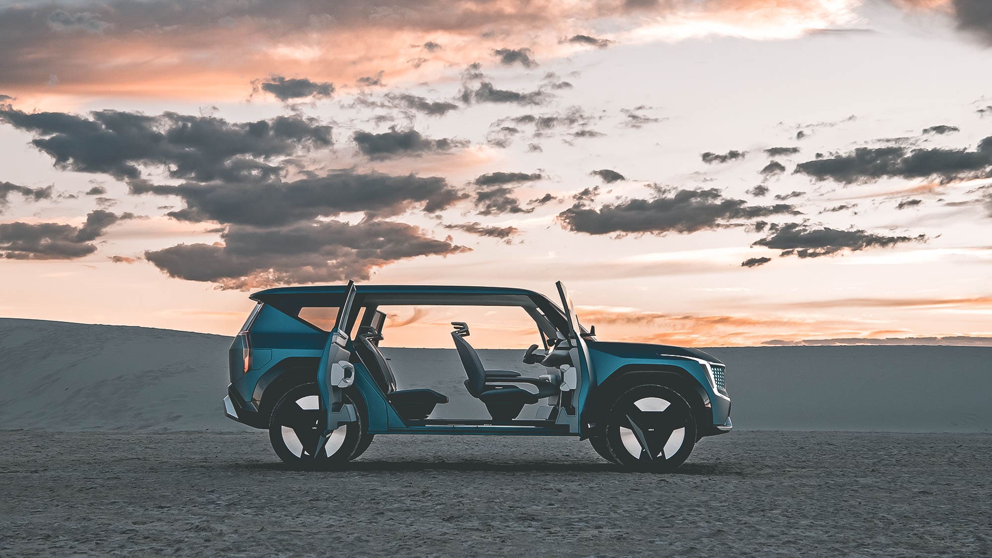 Hier is de Kia Concept EV9: hypnotiserend futuristisch