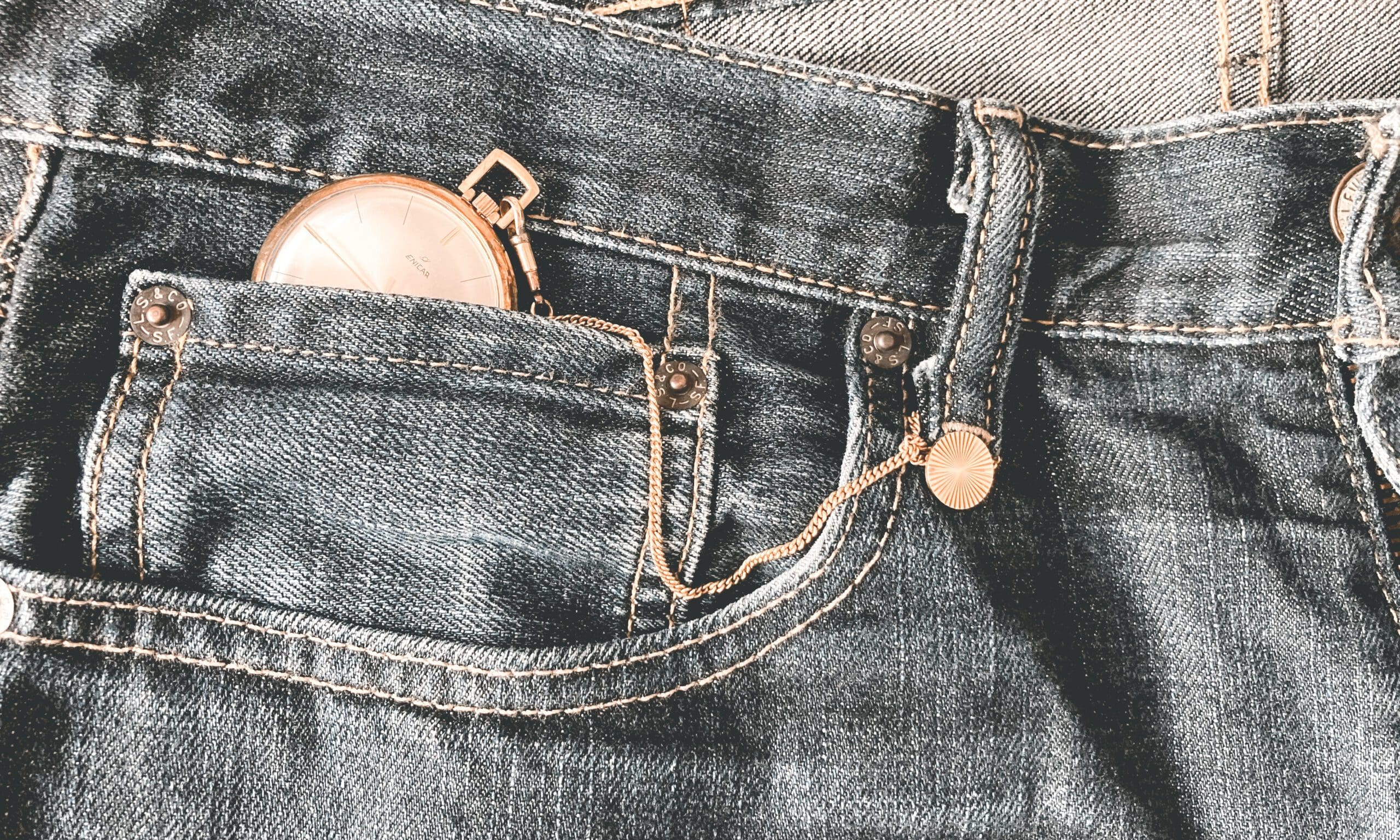Kleine broekzak spijkerbroek jeans - MANIFY 