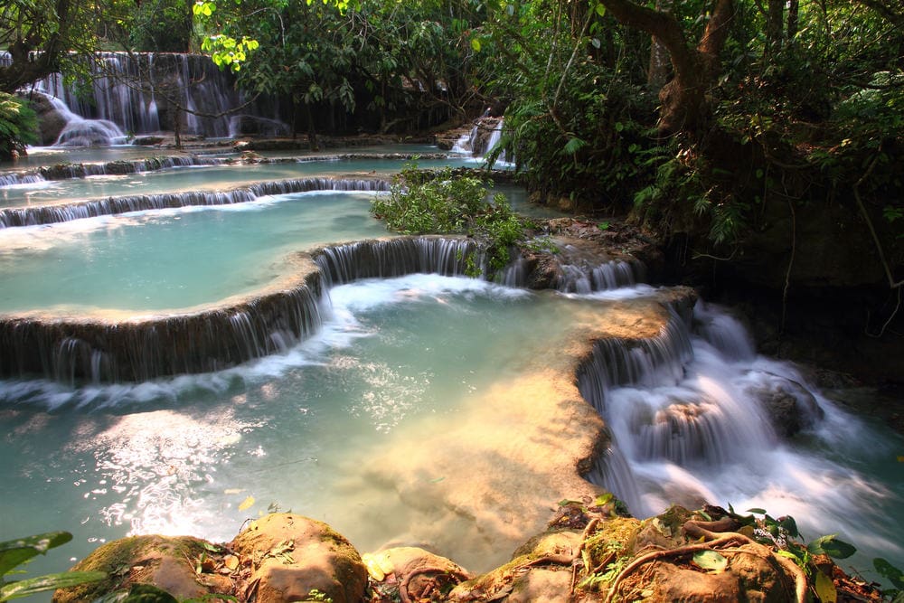 Laos Luang Prabang waterfalls