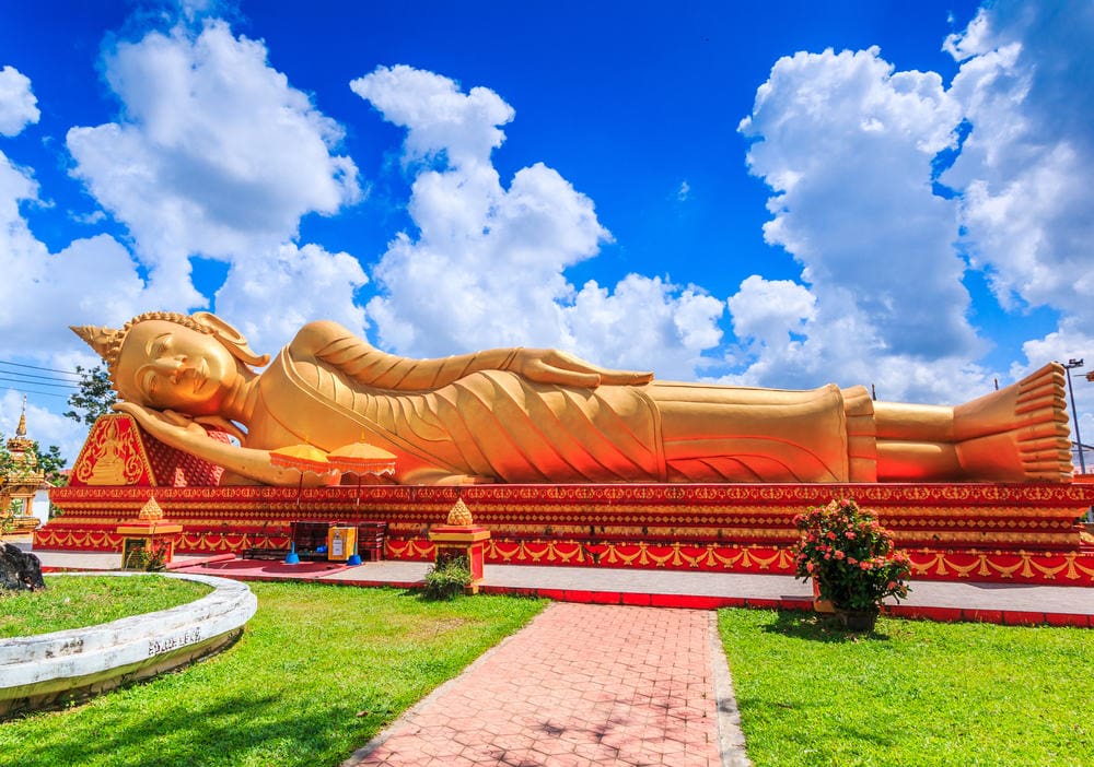 Laos sleep buddha