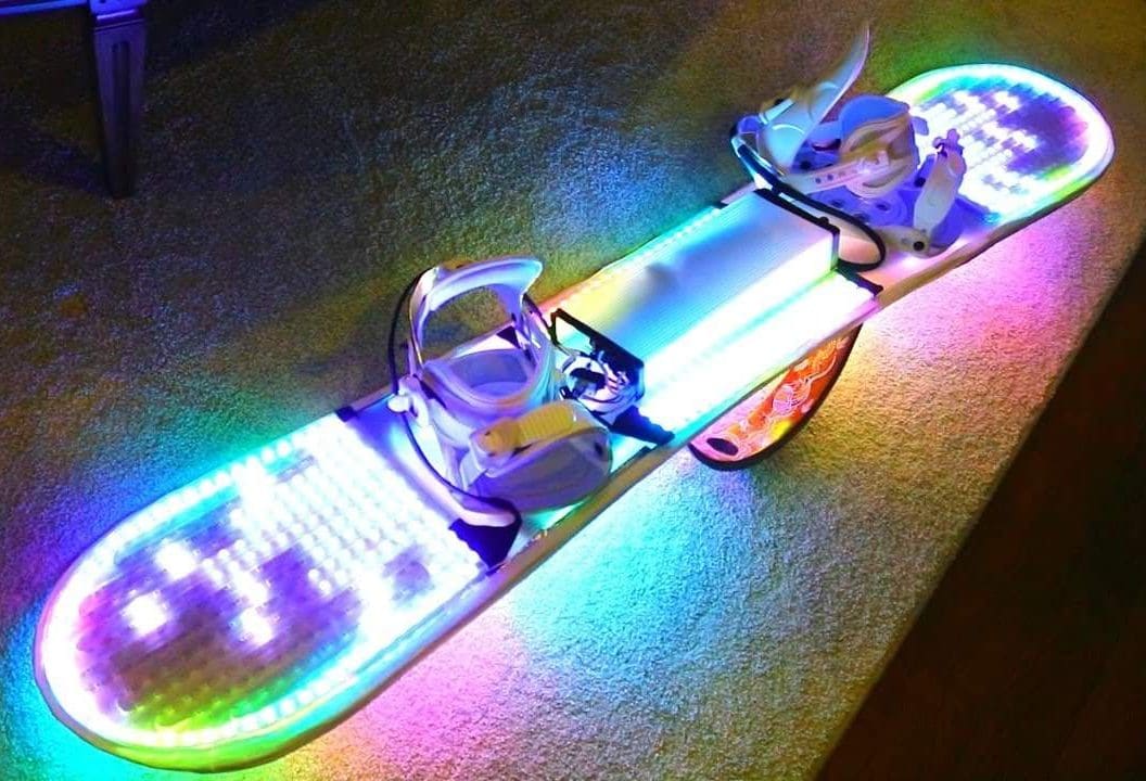 Led-snowboard