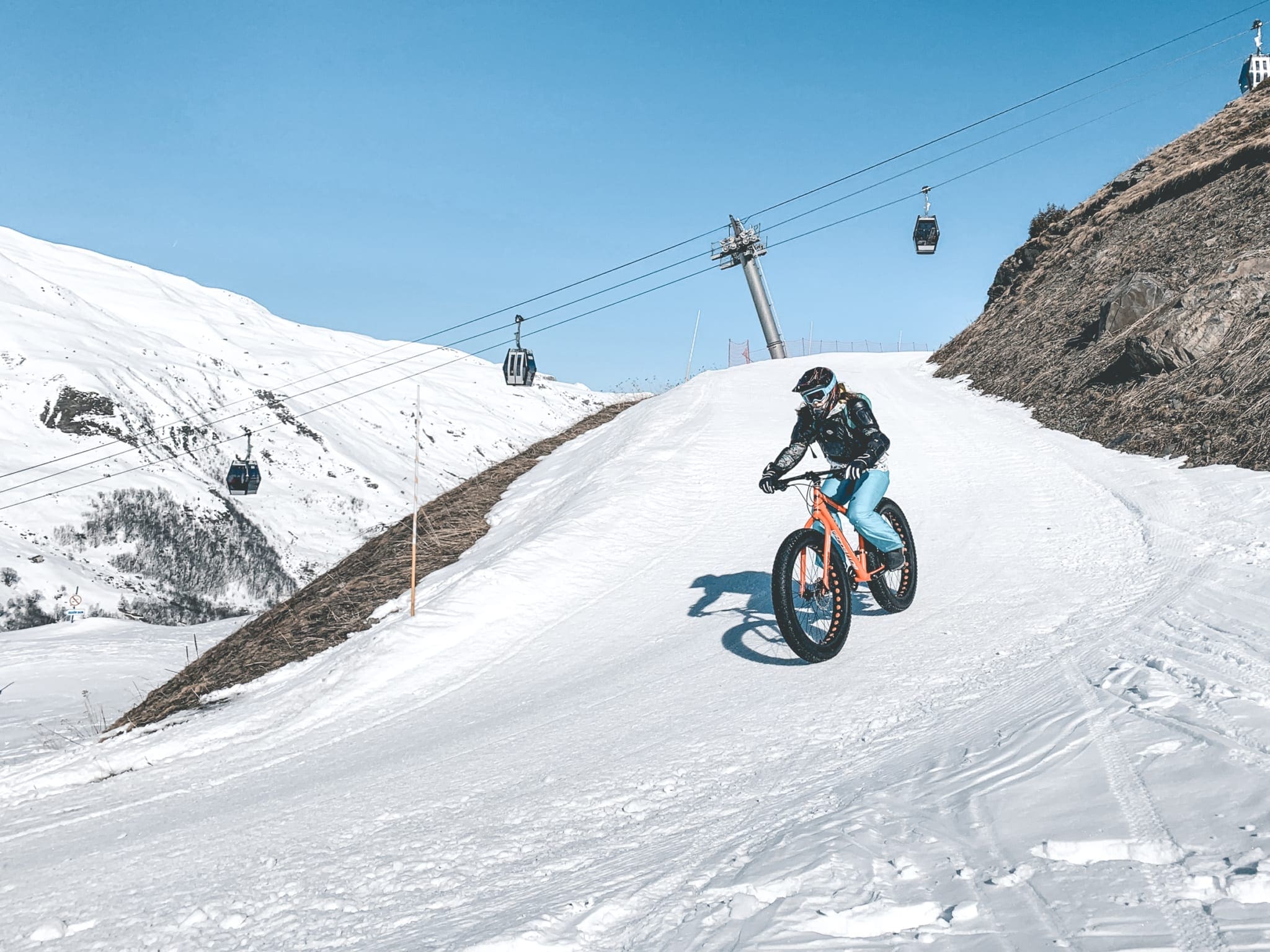 Op de bucket list: Downhill Fat Bike in Les Menuires