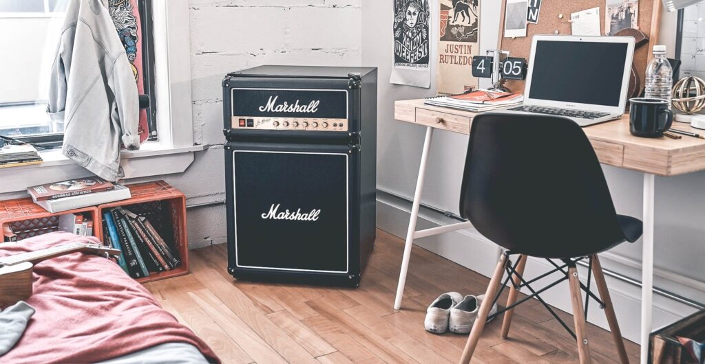 De Marshall Mini Fridge, rock it cool