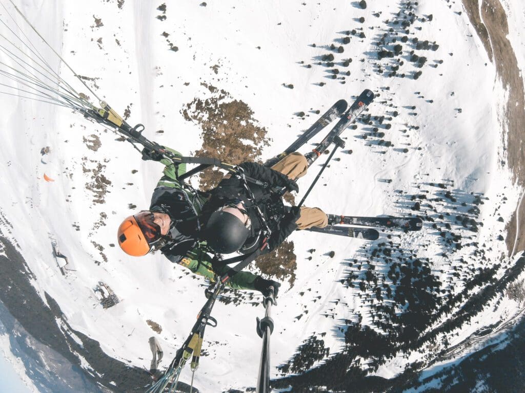 paragliden méribel