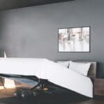 home gym, Dit inklapbare bed tovert je slaapkamer om tot home gym