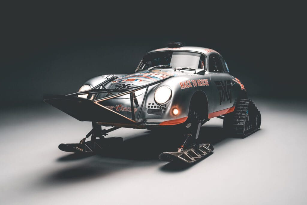 Deze Polar Porsche 356 maakt zelfs Antarctica onveilig