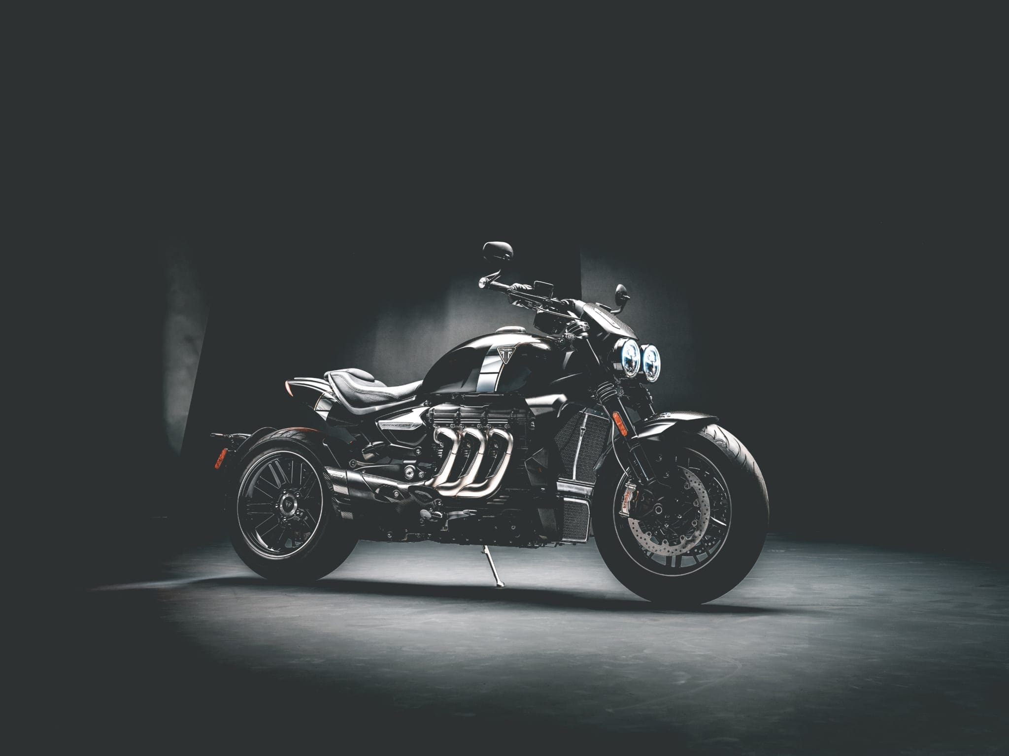 De limited edition Triumph Rocket 3 TFC is wel heel bruut!