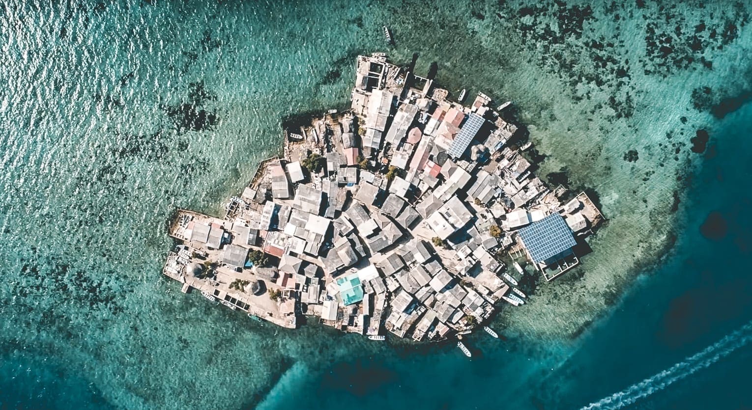 Santa Cruz del Islote is het dichtstbevolkte eiland ter wereld