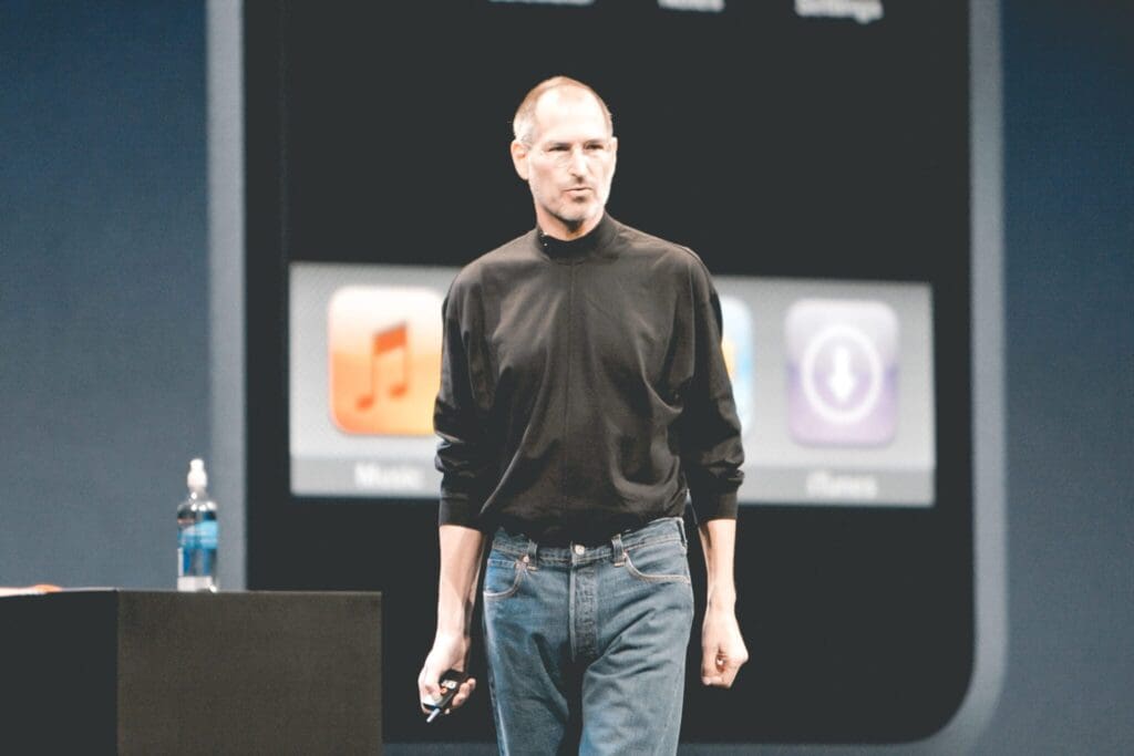 jordan belfort, <strong>Dubbeltip:</strong> presenteren als Steve Jobs, verkopen als Jordan Belfort