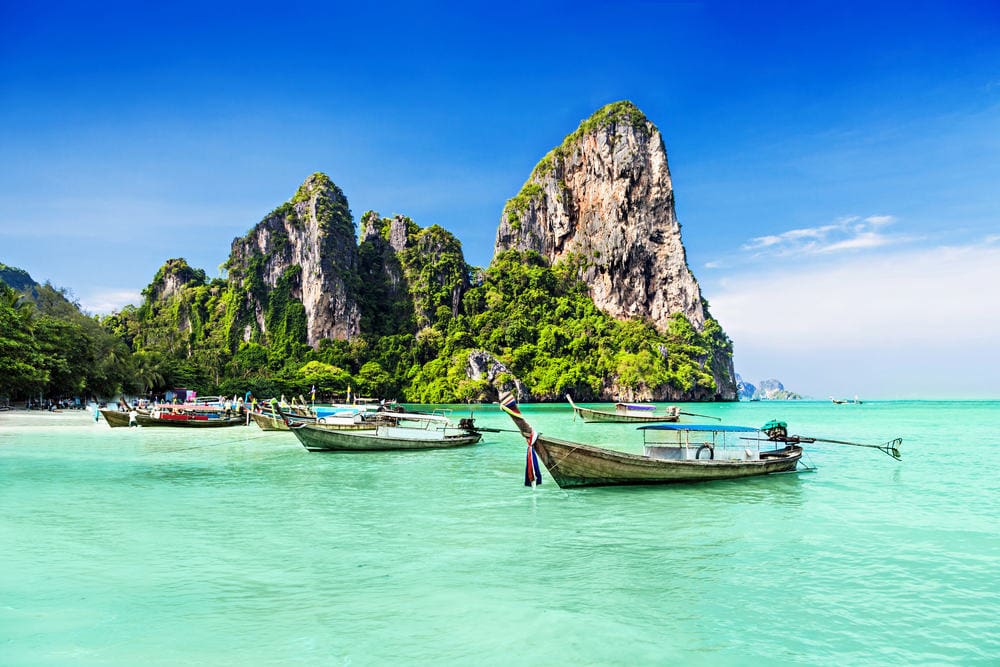 Thailand longtail boats