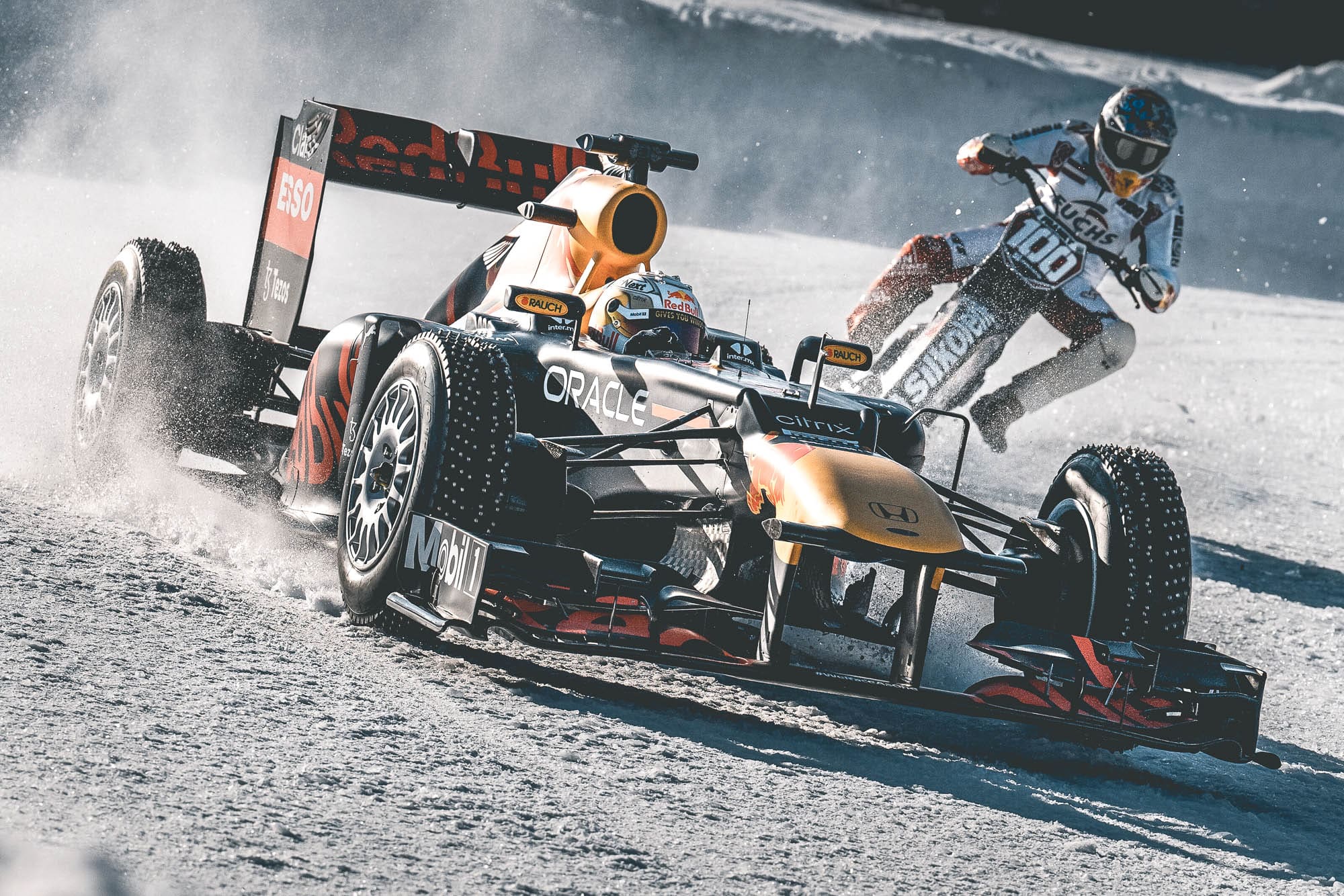 Verstappen on ice, maar niet op schaatsen
