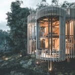unieke boomhut, Unieke boomhut met panoramisch uitzicht in Kaapstad