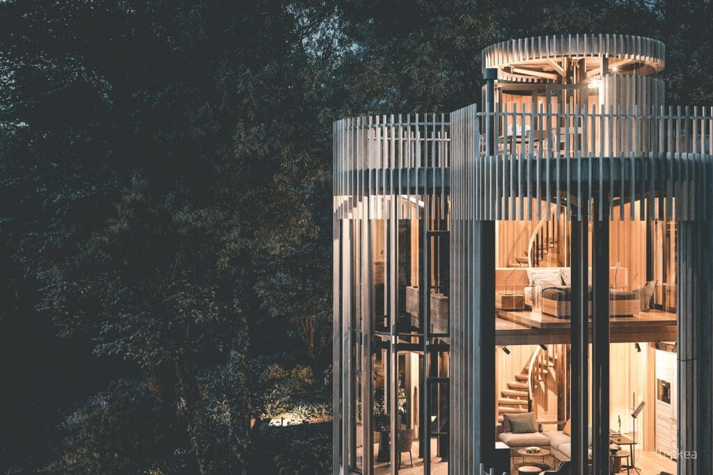 unieke boomhut