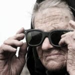 Old Woman Posing