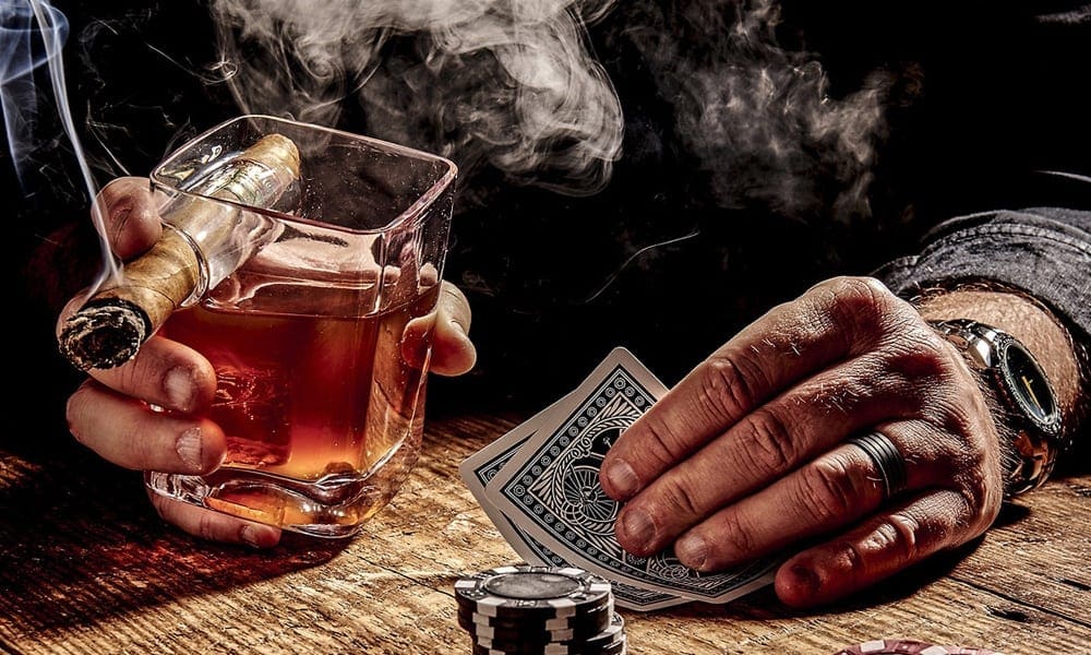 whisky-sigaarhouder