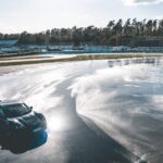 , Porsche Taycan drift op Hockenheimring het Guinness World Records boek in