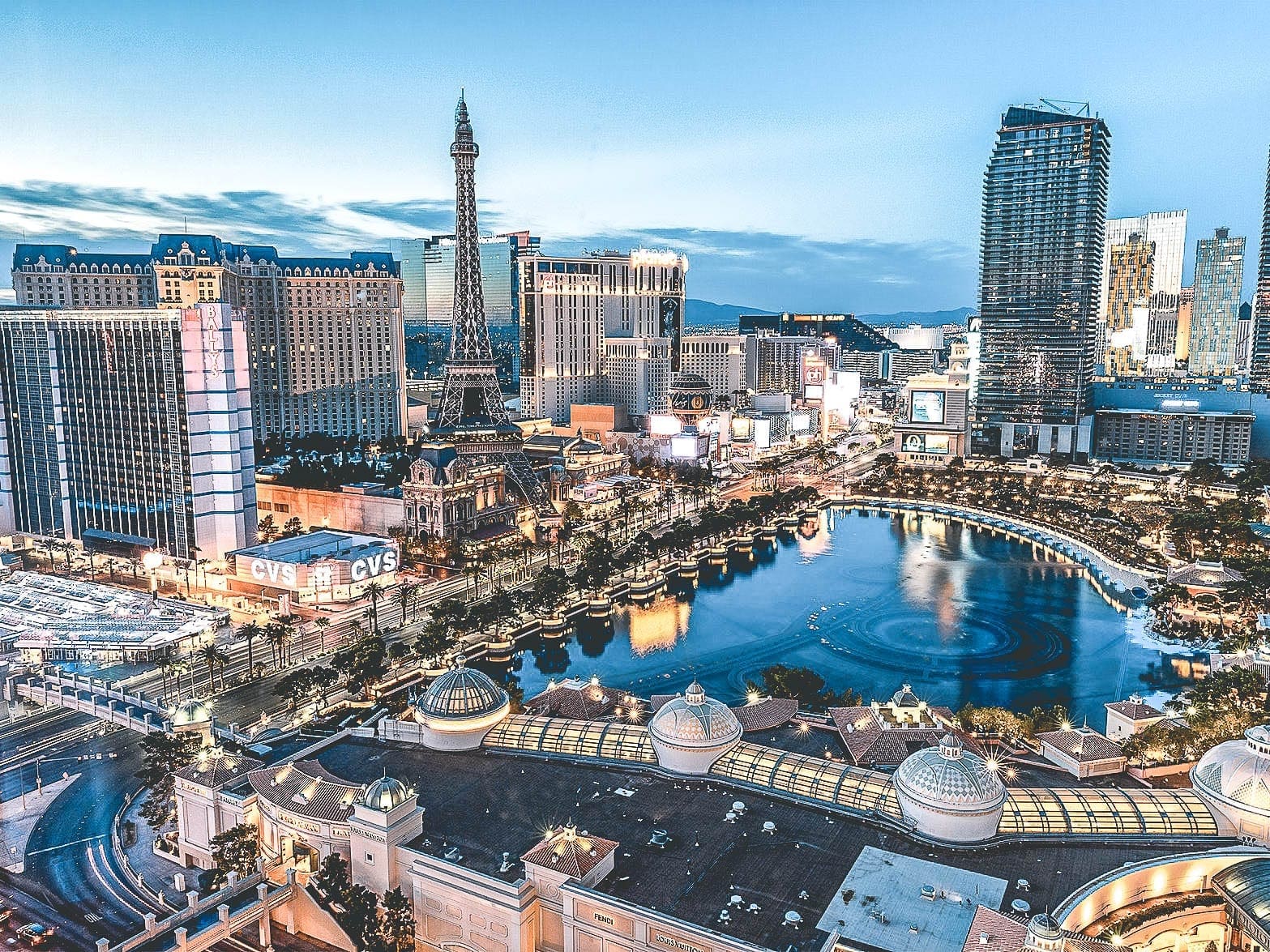 Dit zijn de vetste hotels in Las Vegas