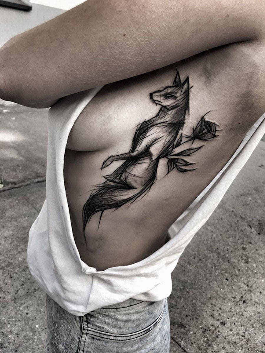 Deze tattoo artist maakt waanzinnige zwart-wit tatoeages
