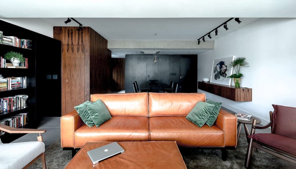 Een strak interieur voor de stijlvolle en moderne man