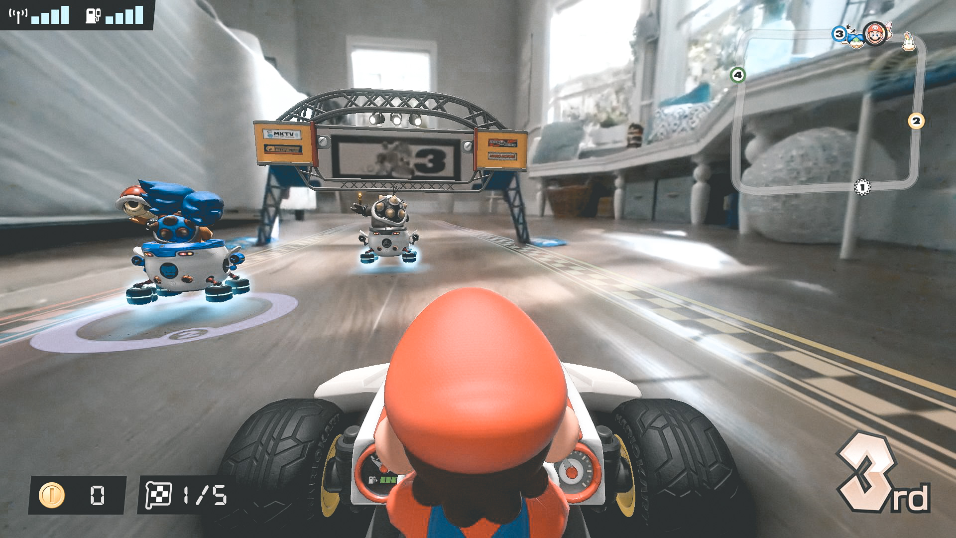 Nintendo brengt real life Mario Kart voor in je woonkamer uit