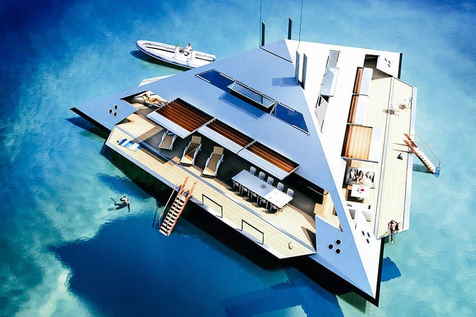 tetrahedron superyacht