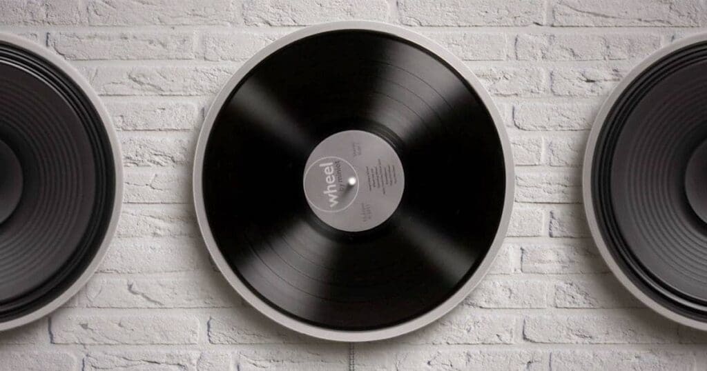 Wheel: de platenspeler voor aan de muur!