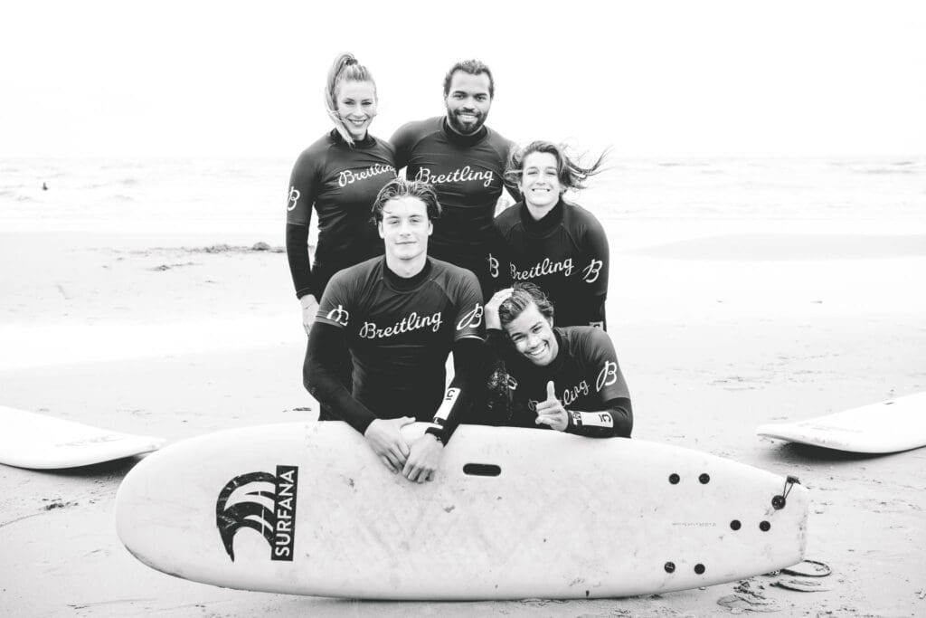 Breitling SuperOcean, Bucketlist-dingen: surfen met een <strong>Breitling SuperOcean</strong> om je pols