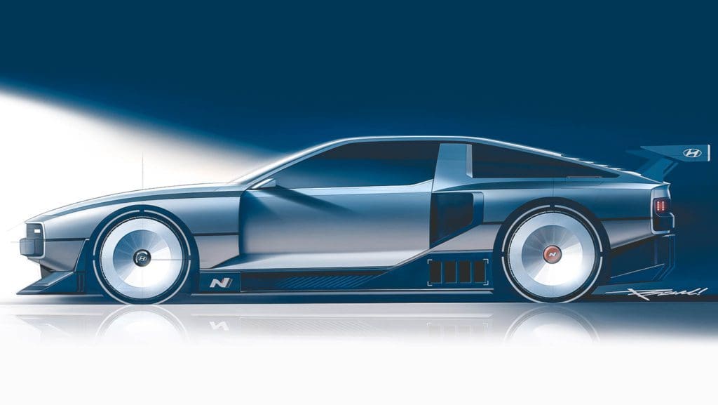N Vision 74, Back to the 70&#8217;s: hier is de <strong>Hyundai N Vision 74</strong>