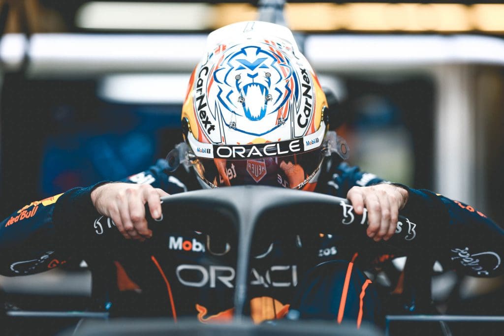 De gridstep  Max Verstappen kun je gewoon kopen