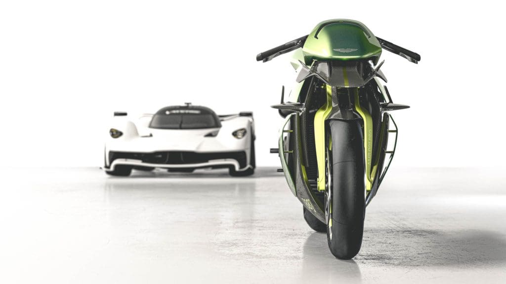 Aston Martin pompt superbike der superbikes uit de fabriek
