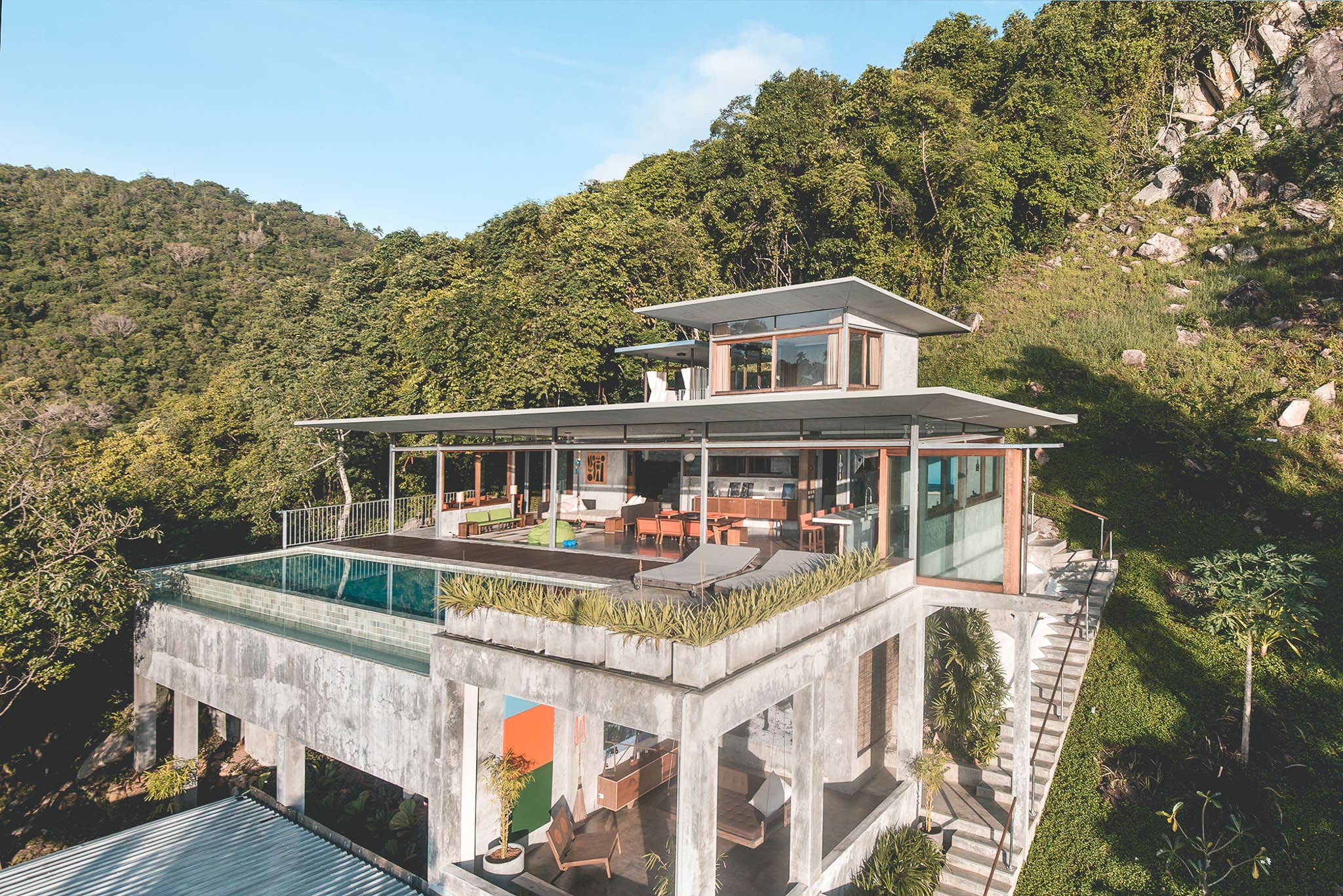 Airbnb Finds: designvilla voor 11 vrienden in de Golf van Thailand