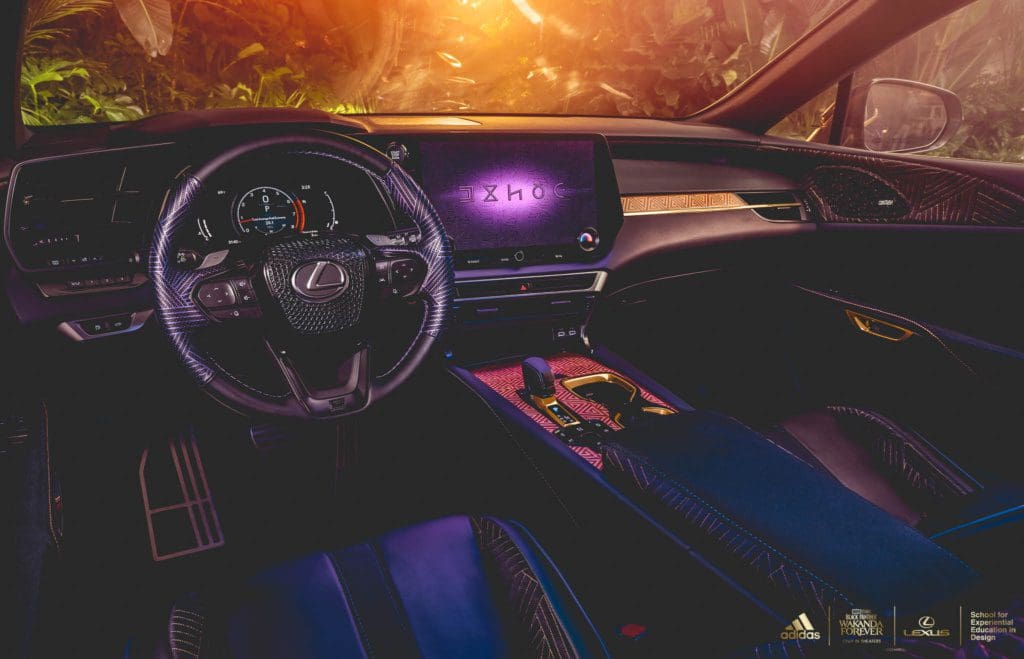 , Lexus x adidas x <strong>Black Panther: Wakanda Forever</strong>