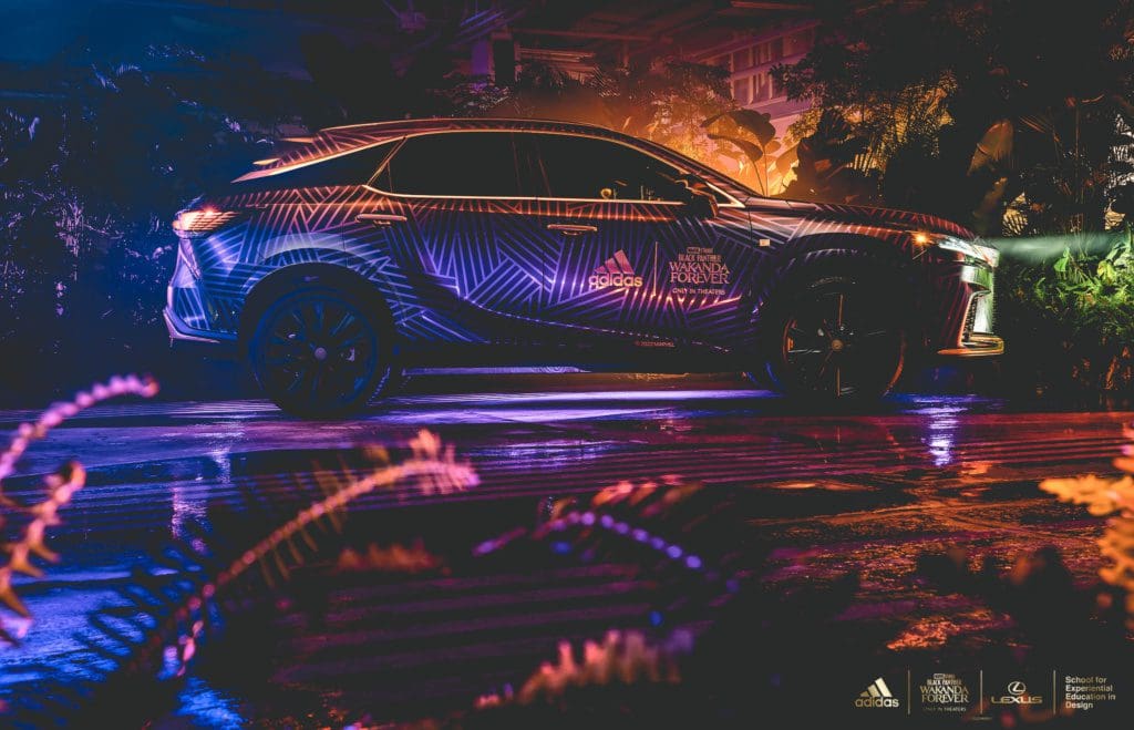 , Lexus x adidas x <strong>Black Panther: Wakanda Forever</strong>