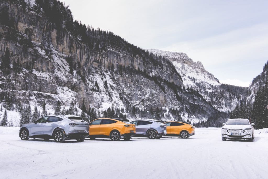, Ice drifting in de Alpen met de <strong>Mustang Mach-E GT</strong>