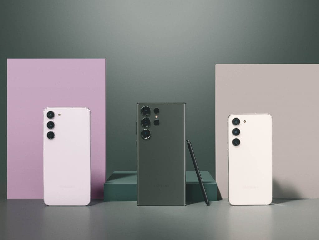 Hier is de Samsung Galaxy S23 line-up