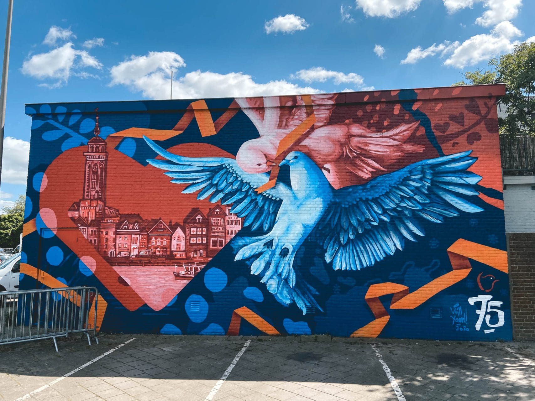 Community mural collaboration in Deventer