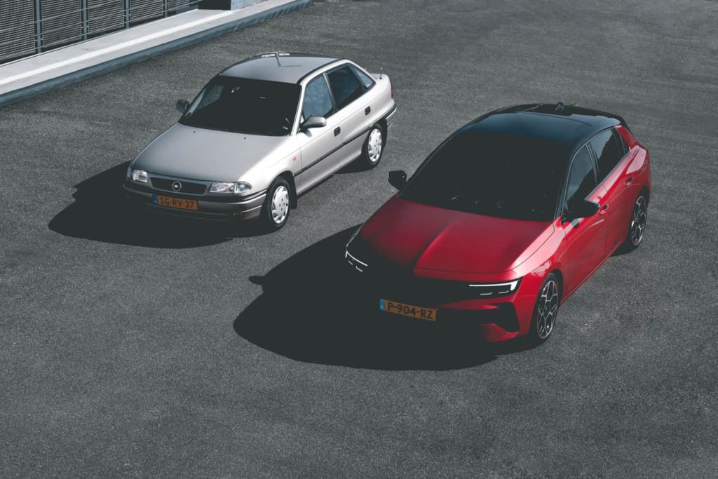 Astra’s als begin of an era: aesthetic shoot met Opels paradepaardjes